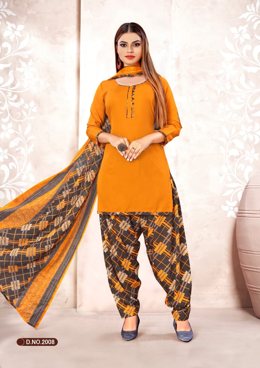 Rnx Rain Patiyala 2 American Crepe Printed Cotton Collection